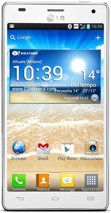 Смартфон LG Optimus 4X HD P880 White - Омск