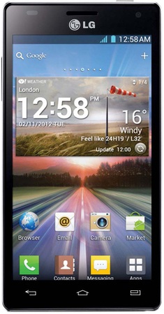 Смартфон LG Optimus 4X HD P880 Black - Омск