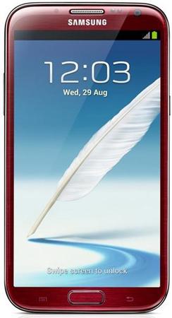 Смартфон Samsung Galaxy Note 2 GT-N7100 Red - Омск